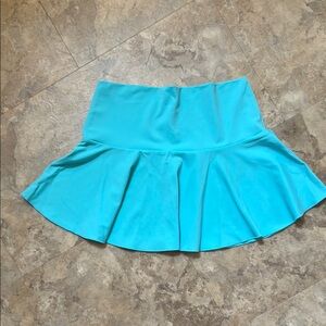 Victoria's Secret Blue Pleated Skater Swim Coverup Vintage